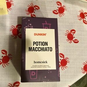 Homesick Dunkin Potion Macchiato Scented Candle NIB